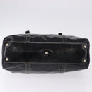 GUCCI Interlocking Web Sherry Line Bag Patent leather Black 170010 Auth 196790V-5