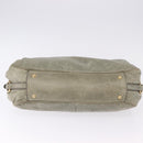 Miu Miu Hand Bag Leather 2way Green Gold Auth 196791V-5