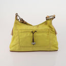 PRADA Hand Bag Nylon 3 Set Yellow Purple black Auth 196792-15