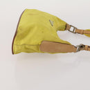 PRADA Hand Bag Nylon 3 Set Yellow Purple black Auth 196792-16