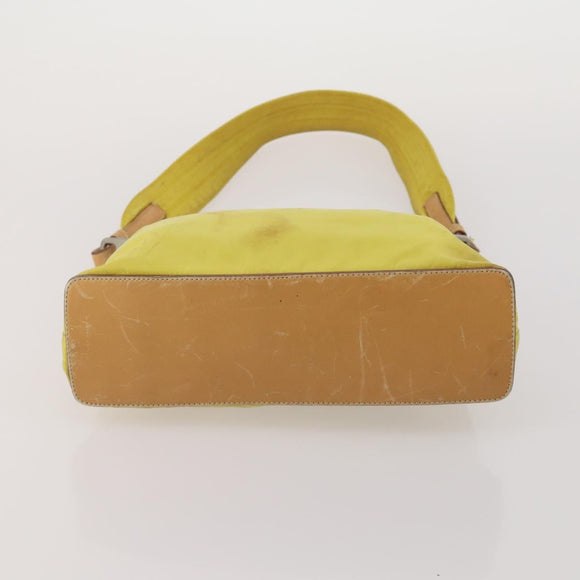 PRADA Hand Bag Nylon 3 Set Yellow Purple black Auth 196792
