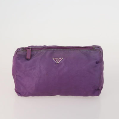 PRADA Hand Bag Nylon 3 Set Yellow Purple black Auth 196792 - 0