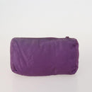 PRADA Hand Bag Nylon 3 Set Yellow Purple black Auth 196792-3