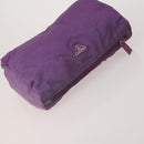 PRADA Hand Bag Nylon 3 Set Yellow Purple black Auth 196792-5