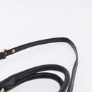 Miu Miu Hand Bag Leather 2way Black Gold Auth 196793V-15