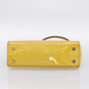 LOUIS VUITTON Monogram Vernis Blair MM Hand Bag Beige M90180 LV Auth 196794-5