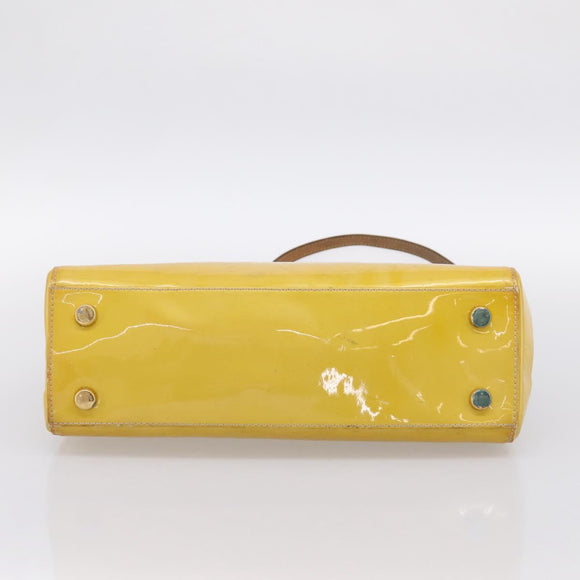 LOUIS VUITTON Monogram Vernis Blair MM Hand Bag Beige M90180 LV Auth 196794