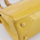 LOUIS VUITTON Monogram Vernis Blair MM Hand Bag Beige M90180 LV Auth 196794-16