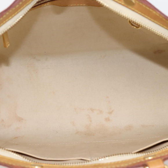LOUIS VUITTON Monogram Vernis Blair MM Hand Bag Beige M90180 LV Auth 196794