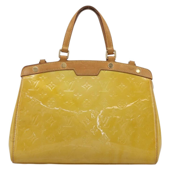 LOUIS VUITTON Monogram Vernis Blair MM Hand Bag Beige M90180 LV Auth 196794