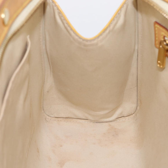 LOUIS VUITTON Monogram Vernis Blair MM Hand Bag Beige M90180 LV Auth 196794