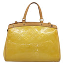 LOUIS VUITTON Monogram Vernis Blair MM Hand Bag Beige M90180 LV Auth 196794-2