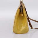 LOUIS VUITTON Monogram Vernis Blair MM Hand Bag Beige M90180 LV Auth 196794-3
