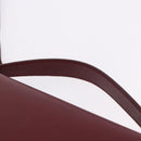 Salvatore Ferragamo Gancini Hand Bag Leather 2way Bordeaux Gold Auth 196796A-8