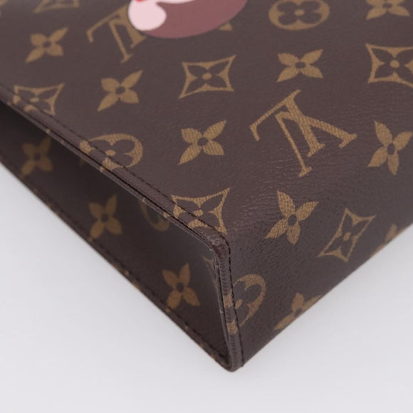 LOUIS VUITTON Monogram Panda Trio Posh Toilette Bag M13762 LV Auth 196797SM