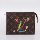 LOUIS VUITTON Monogram Panda Trio Posh Toilette Bag M13762 LV Auth 196797SM-18