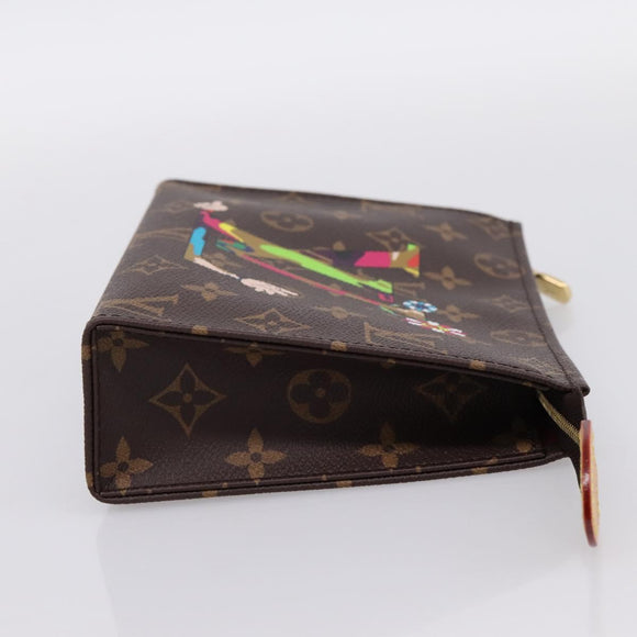 LOUIS VUITTON Monogram Panda Trio Posh Toilette Bag M13762 LV Auth 196797SM
