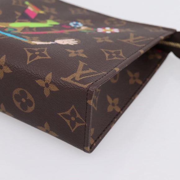 LOUIS VUITTON Monogram Panda Trio Posh Toilette Bag M13762 LV Auth 196797SM