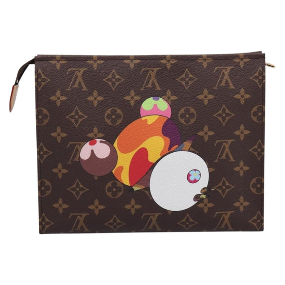 LOUIS VUITTON Monogram Panda Trio Posh Toilette Bag M13762 LV Auth 196797SM