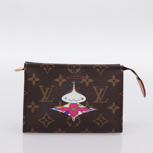 LOUIS VUITTON Monogram Panda Trio Posh Toilette Bag M13762 LV Auth 196797SM