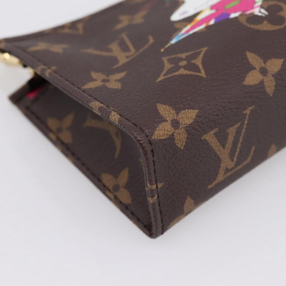 LOUIS VUITTON Monogram Panda Trio Posh Toilette Bag M13762 LV Auth 196797SM