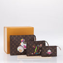 LOUIS VUITTON Monogram Panda Trio Posh Toilette Bag M13762 LV Auth 196797SM-50