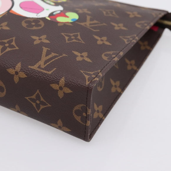 LOUIS VUITTON Monogram Panda Trio Posh Toilette Bag M13762 LV Auth 196797SM