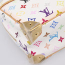 LOUIS VUITTON Monogram Multicolor Trouville Hand Bag White M92663 Auth 196798SM-14