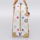 LOUIS VUITTON Monogram Multicolor Trouville Hand Bag White M92663 Auth 196798SM-3