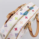 LOUIS VUITTON Monogram Multicolor Trouville Hand Bag White M92663 Auth 196798SM-6