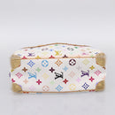 LOUIS VUITTON Monogram Multicolor Trouville Hand Bag White M92663 Auth 196798SM-5