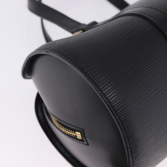 LOUIS VUITTON Epi Soufflot Hand Bag Black M52222 LV Auth 196800V