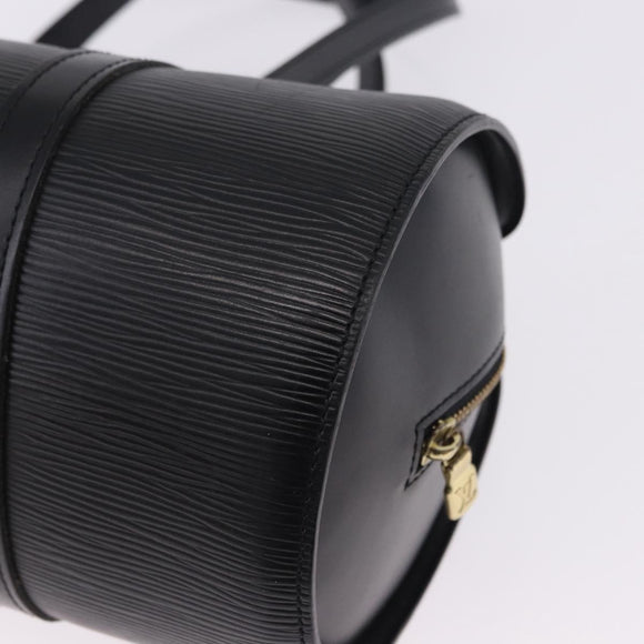 LOUIS VUITTON Epi Soufflot Hand Bag Black M52222 LV Auth 196800V