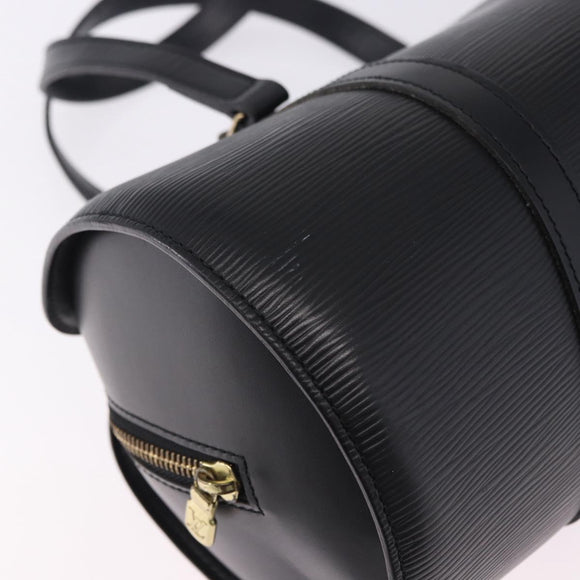 LOUIS VUITTON Epi Soufflot Hand Bag Black M52222 LV Auth 196800V