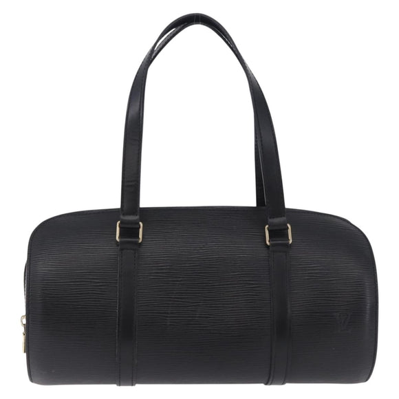 LOUIS VUITTON Epi Soufflot Hand Bag Black M52222 LV Auth 196800V