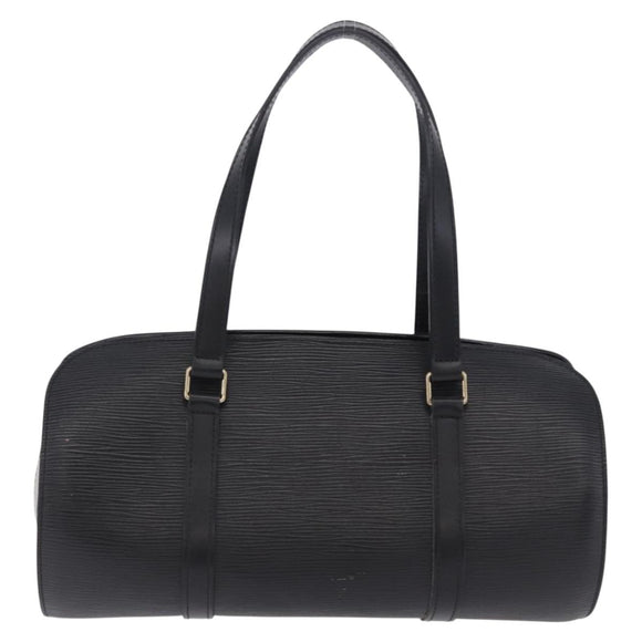 LOUIS VUITTON Epi Soufflot Hand Bag Black M52222 LV Auth 196800V