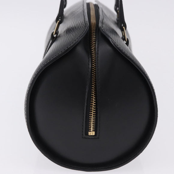 LOUIS VUITTON Epi Soufflot Hand Bag Black M52222 LV Auth 196800V