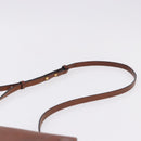 Chloe Nile Hand Bag Leather 2way Brown Gold Auth 196802A-9