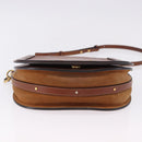 Chloe Nile Hand Bag Leather 2way Brown Gold Auth 196802A-5