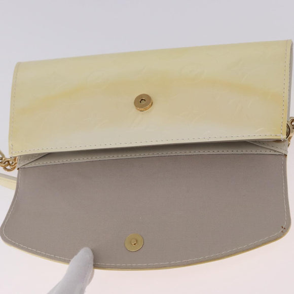 LOUIS VUITTON Monogram Vernis Sunset Bluebird Bag Perle M93541 LV Auth 196803A