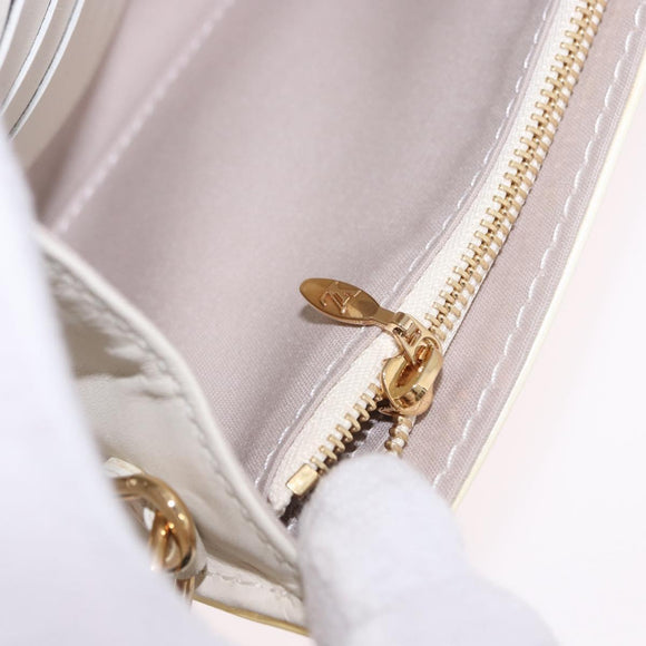 LOUIS VUITTON Monogram Vernis Sunset Bluebird Bag Perle M93541 LV Auth 196803A