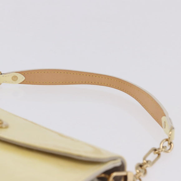 LOUIS VUITTON Monogram Vernis Sunset Bluebird Bag Perle M93541 LV Auth 196803A