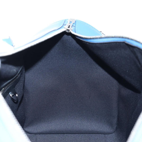 LOUIS VUITTON Epi 2018 FIFA Keepall Bandouliere 50 Bag Blue M52120 Auth 196804SM
