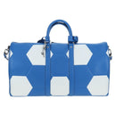 LOUIS VUITTON Epi 2018 FIFA Keepall Bandouliere 50 Bag Blue M52120 Auth 196804SM-2
