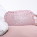 Christian Dior Canage Lady Dior Shoulder Bag Nylon Pink Silver Auth 196805-23