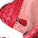 BOTTEGA VENETA INTRECCIATO Tote Bag Leather Red 162937 Auth 196807A-21