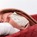 BOTTEGA VENETA INTRECCIATO Tote Bag Leather Red 162937 Auth 196807A-10