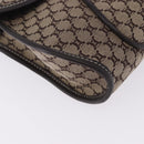 CELINE Macadam Shoulder Bag Beige Auth 196808V-10