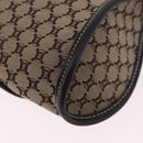 CELINE Macadam Shoulder Bag Beige Auth 196808V-13
