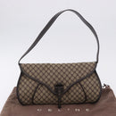 CELINE Macadam Shoulder Bag Beige Auth 196808V-24